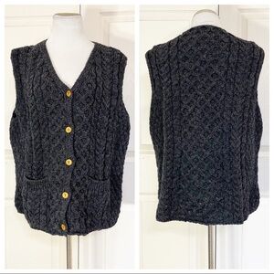 John Molly cableknit vest